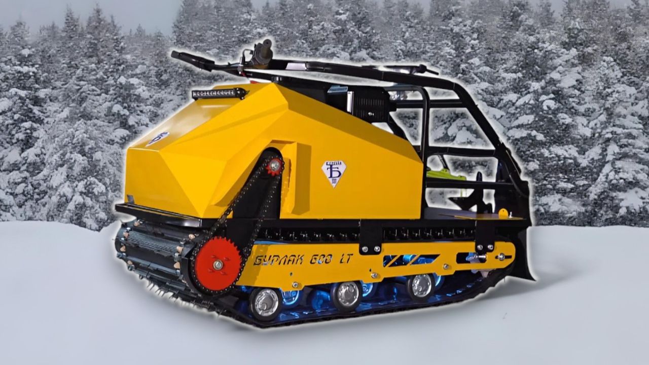 Мотобуксировщик «Бурлак 600 LT» на широкой гусенице 600 мм и с двигателем 20 л.с. смотреть онлайн