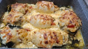 Хрустящие снаружи, мягкие внутри: идеальные фаршированные кальмары для Нового Года...