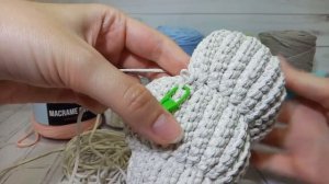 МК Вязаная ракушка крючком - спиральное вязание крючком. Часть 2
