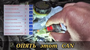 ГИРЛЯНДА на приборной панели. Множество ошибок по шине CAN. Отказ работы ассистентов.