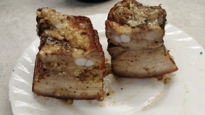 Рецепт свиной грудинки в луковой шелухе