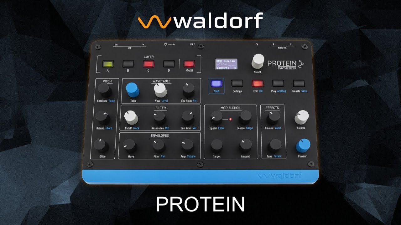 Waldorf Protein: Ambient, Techno and Electronica Presets