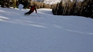 Урок 13. Горные лыжи обучение. Упражнение.