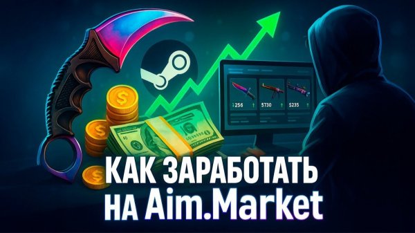 Как заработать на сайте Aim.Market через Steam — схемы работы и вывод денег