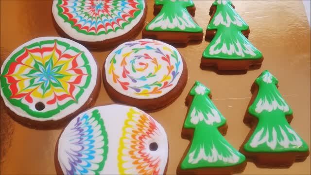 МК по приготовлению ПРЯНИЧНОГО теста на основе ЖЖЕНОГО сахара БЫСТРОЕ и ЯРКОЕ украшение пряников смотреть онлайн