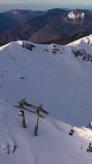 Американец в Сочи на лыжах