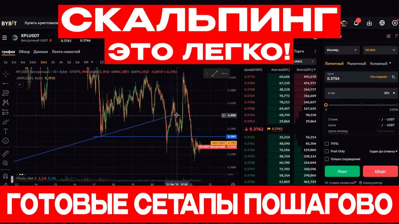 Рабочая стратегия скальпинга 2025 — пошаговый гайд по Bybit и Tiger смотреть онлайн