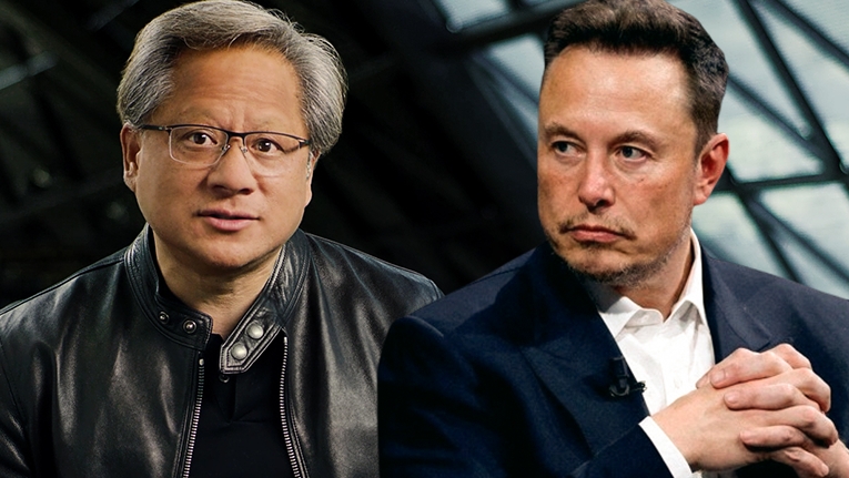 Совместное интервью Илона Маска и Хуанга смотреть онлайн