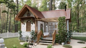 Невероятный дом 7x9 м с 2 спальнями! 💫