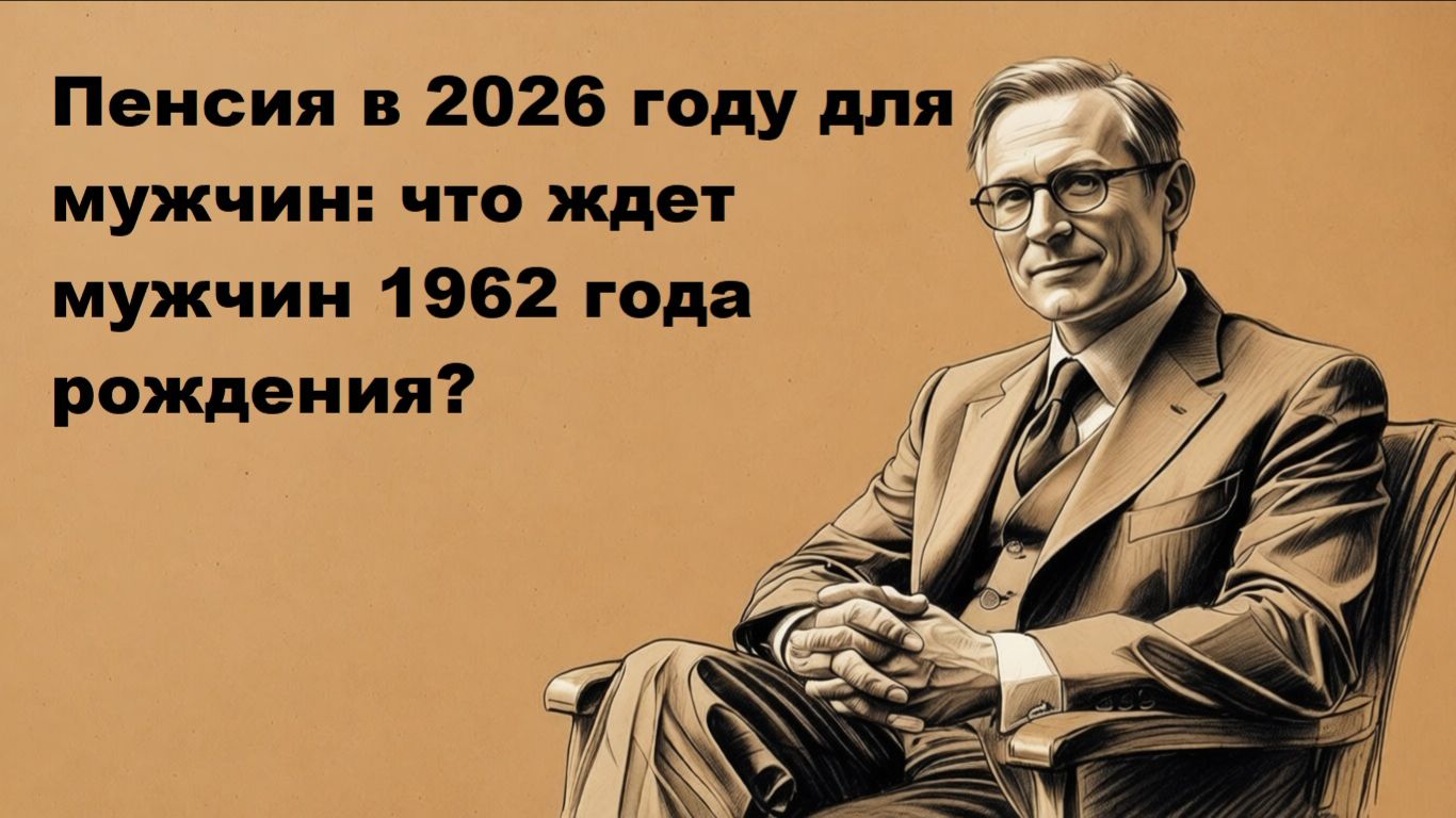 Выход на пенсию в 2026 году мужчине: что ждет мужчин 1962 года рождения? смотреть онлайн