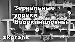 Пранк ЖКХ  ЗЕРКАЛЬНЫЕ УПРЁКИ ВОДОКАНАЛОВНЫ