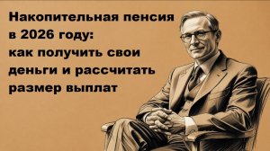 Накопительная пенсия в 2026 году: как получить и какой размер выплат