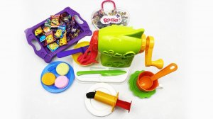 Мультики для малышей. Пропускаем через мясорубку яркий пластилин и слайм. Яркие мультики для детей.