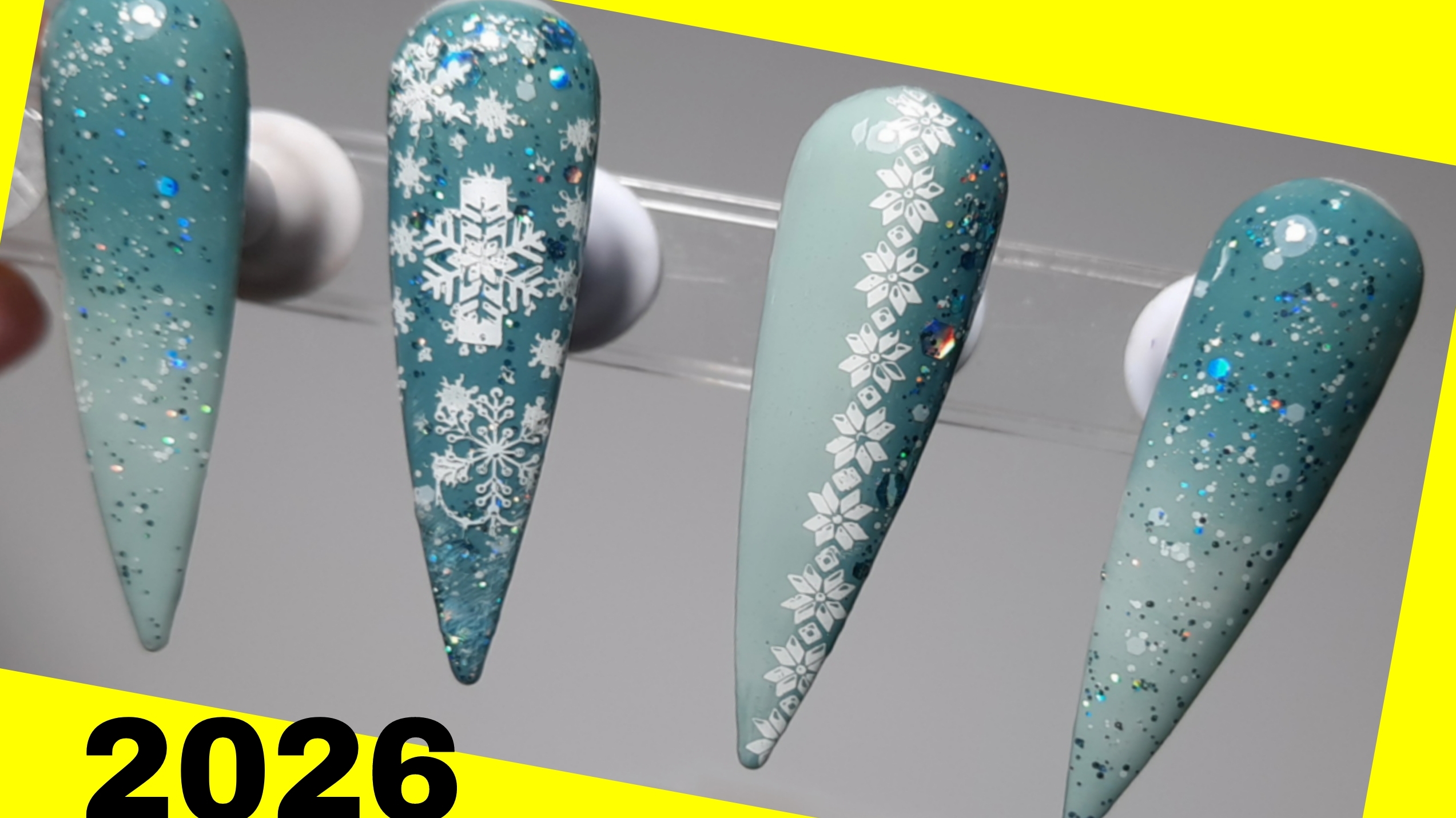 *709*Зимушка-зима.Быстрый и простой дизайн ногтей.Градиент и стемпинг. смотреть онлайн