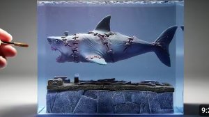 Акула Франкенштейна. Диорама своими руками.