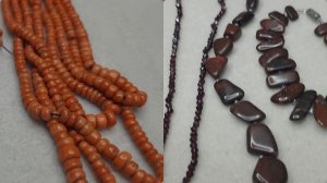 Переделка. Обзор материалов. Коралл, яшма, гранат.