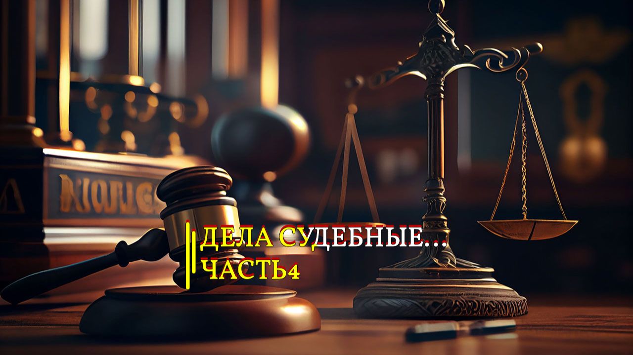 ДЕЛА СУДЕБНЫЕ...ЧАСТЬ 4... смотреть онлайн