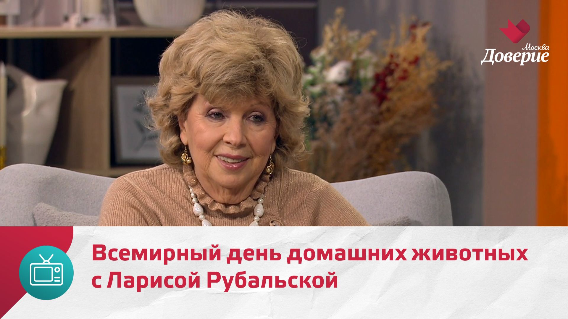 Мой район. Место встречи. Всемирный день домашних животных с Ларисой Рубальской — Москва Доверие смотреть онлайн