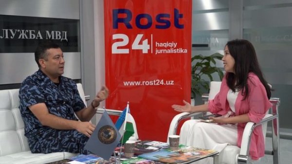 ИИВ Ахборот хизмати раҳбари Ш.К.Ғиёсовнинг "Rost 24" Ахборот сайтига берган интервьюси 1-қисм