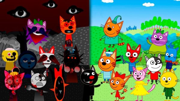 посмотри это ЖУТКИЕ ТРИ КОТА СПРУНКИ Сериал смотри новые серии Трёх Котов