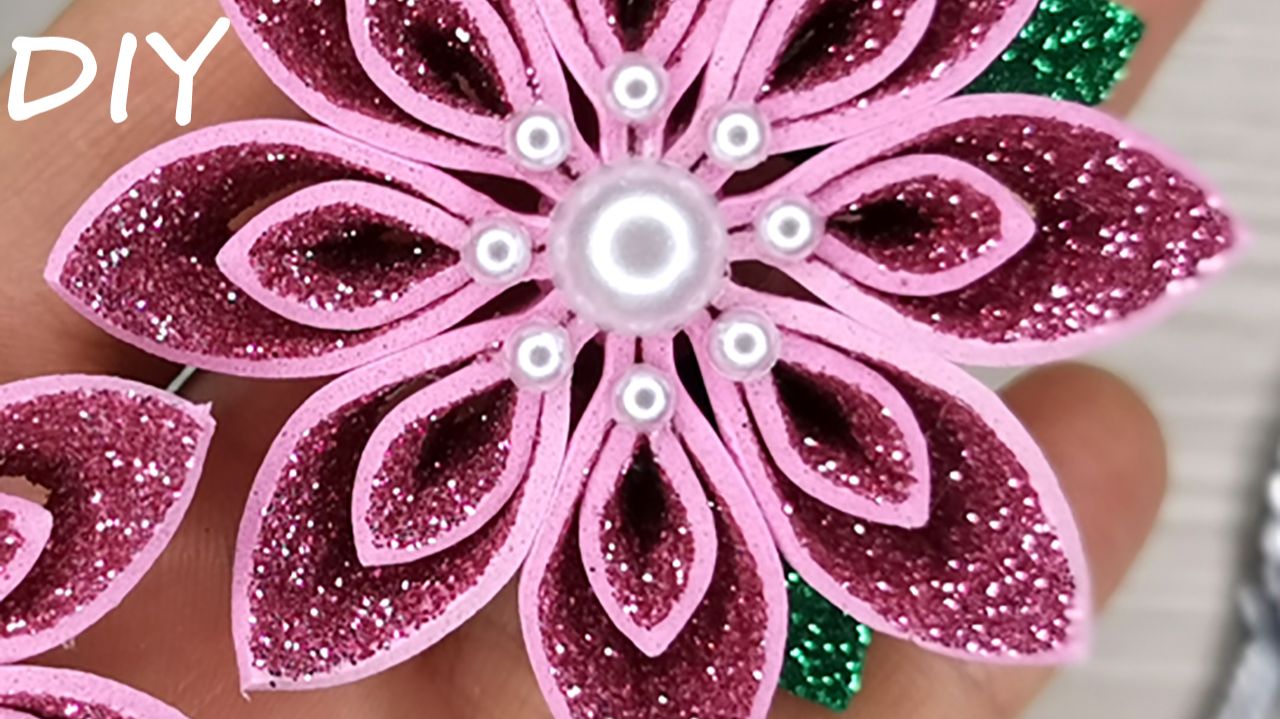 Мастер-класс новогоднего украшения своими руками из фоамирана смотреть онлайн