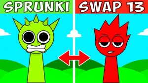 SPRUNKI PHASE 1 BUT SWAPPED 13! 🎭 МУЗЫКАЛЬНЫЙ ХАОС НАЧИНАЕТСЯ! 🎧🔥👑