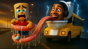 На Тунг Тунг Сахура нападает автобус-монстр Скибиди