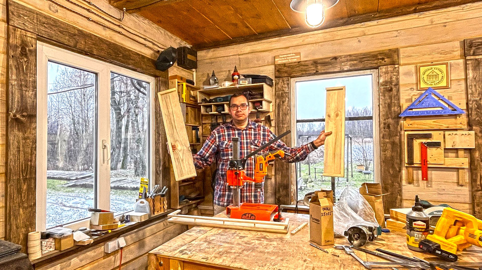 Сезон изготовления мебели открыт! Делаем комнату дома прадеда красивее и удобнее смотреть онлайн