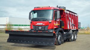 Демонстрационный объезд КДМ 7881180 на базе самосвала КамАЗ К6595