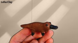 Как слепить Утконоса из пластилина / Утконос из пластилина / Лепка Маленького Утконоса