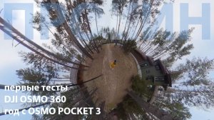 год с DJI OSMO Pocket 3, отзыв об OSMO 360