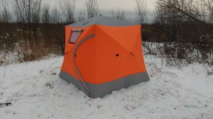 Обзор зимней палатки автомата КУБ + автономный отопитель (дизель + газ)