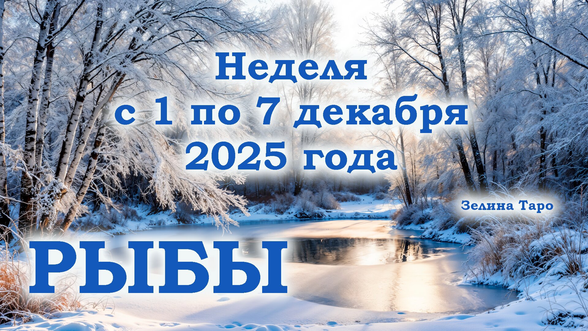 РЫБЫ | ТАРО прогноз на неделю с 1 по 7 декабря 2025 года