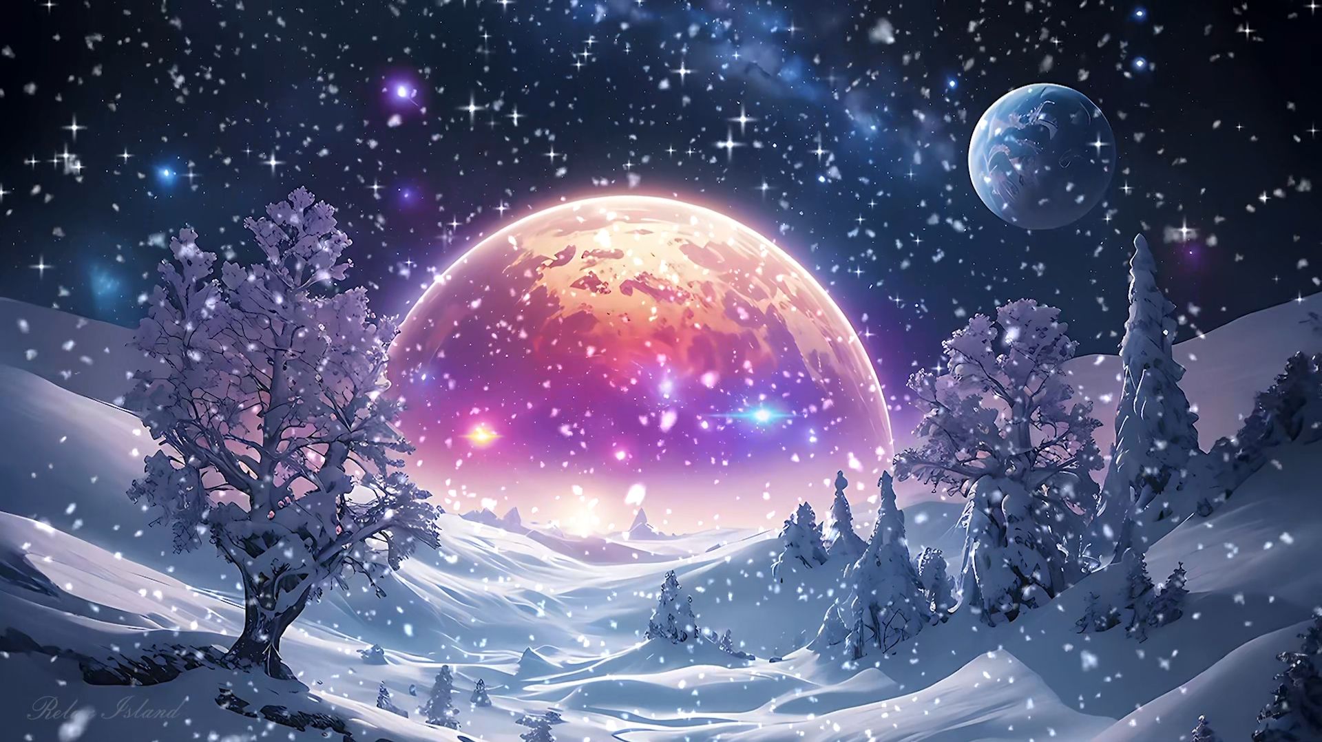 ❄️ ЗИМНЯЯ КОСМИЧЕСКАЯ МУЗЫКА ДЛЯ ДУШИ 🎵 УСПОКАИВАЮЩАЯ МУЗЫКА ДЛЯ СНА 🎵 МУЗЫКА ДЛЯ МЕДИТАЦИИ смотреть онлайн