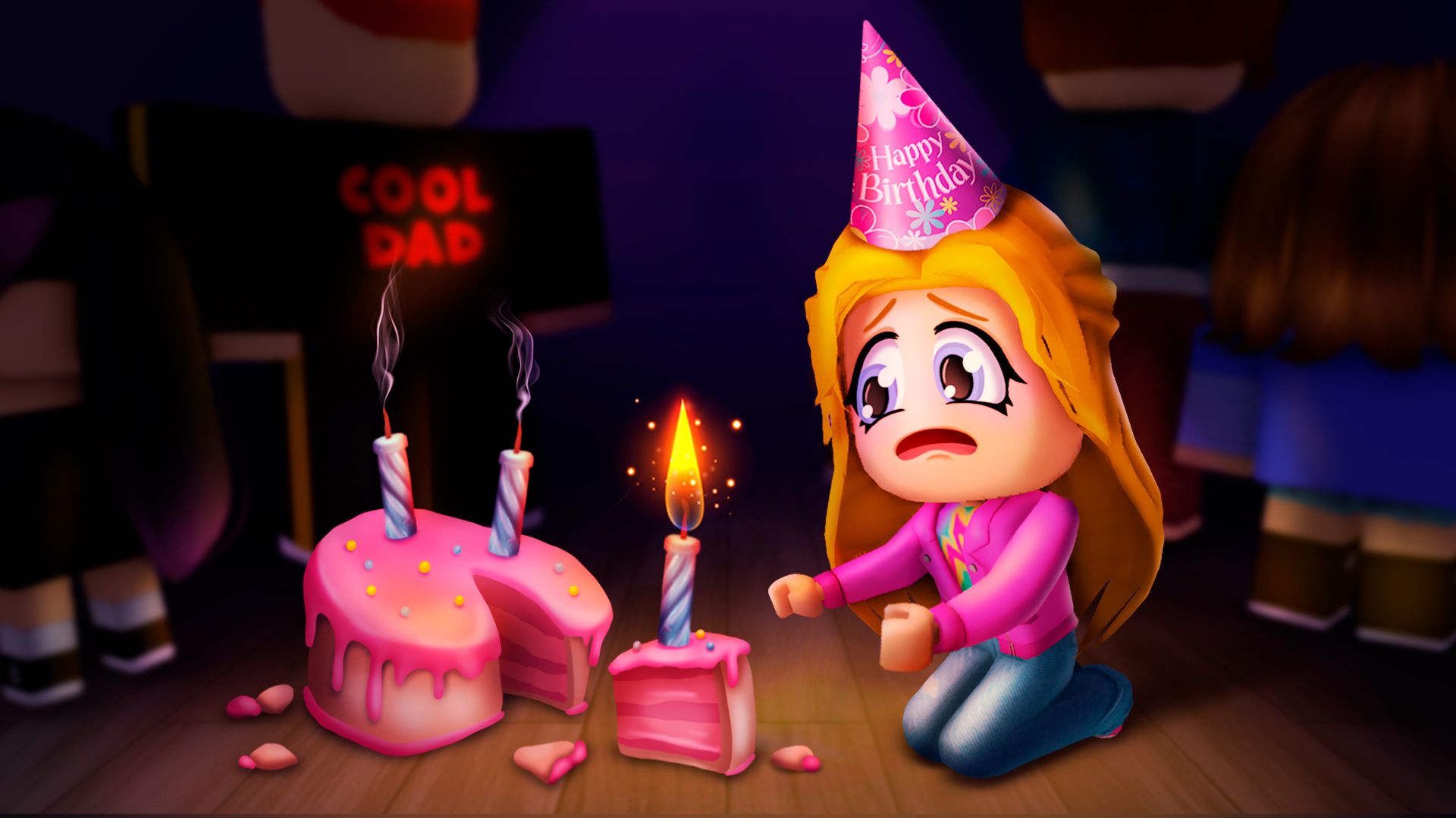 ВСЕ ЗАБЫЛИ про мой День Рождения (Роблокс истории - Злата бадабум) смотреть онлайн