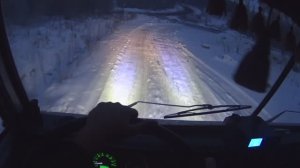 КАМАЗ 55111 зимой вообще не хочет ехать.