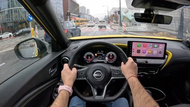 Новый Nissan Juke 2026 модельного года [1.6 л. Hybrid 143 л.с.] POV Test Drive смотреть онлайн