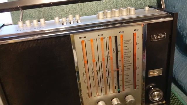 радиоприемник РИГА 104 УКВ перестроен + блютуз