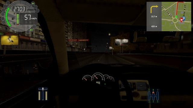 355) City Car Driving 3.496 км Новая - Трамвайная 2.895 км Железнодорожная - Хвойная