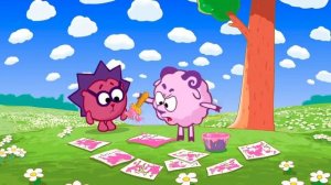 Смешарики на англиском, для тех кто учит англиский.