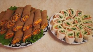 Рулетики от которых НЕЛЬЗЯ ОТКАЗАТЬСЯ закуска из лаваша и печеночные рулетики