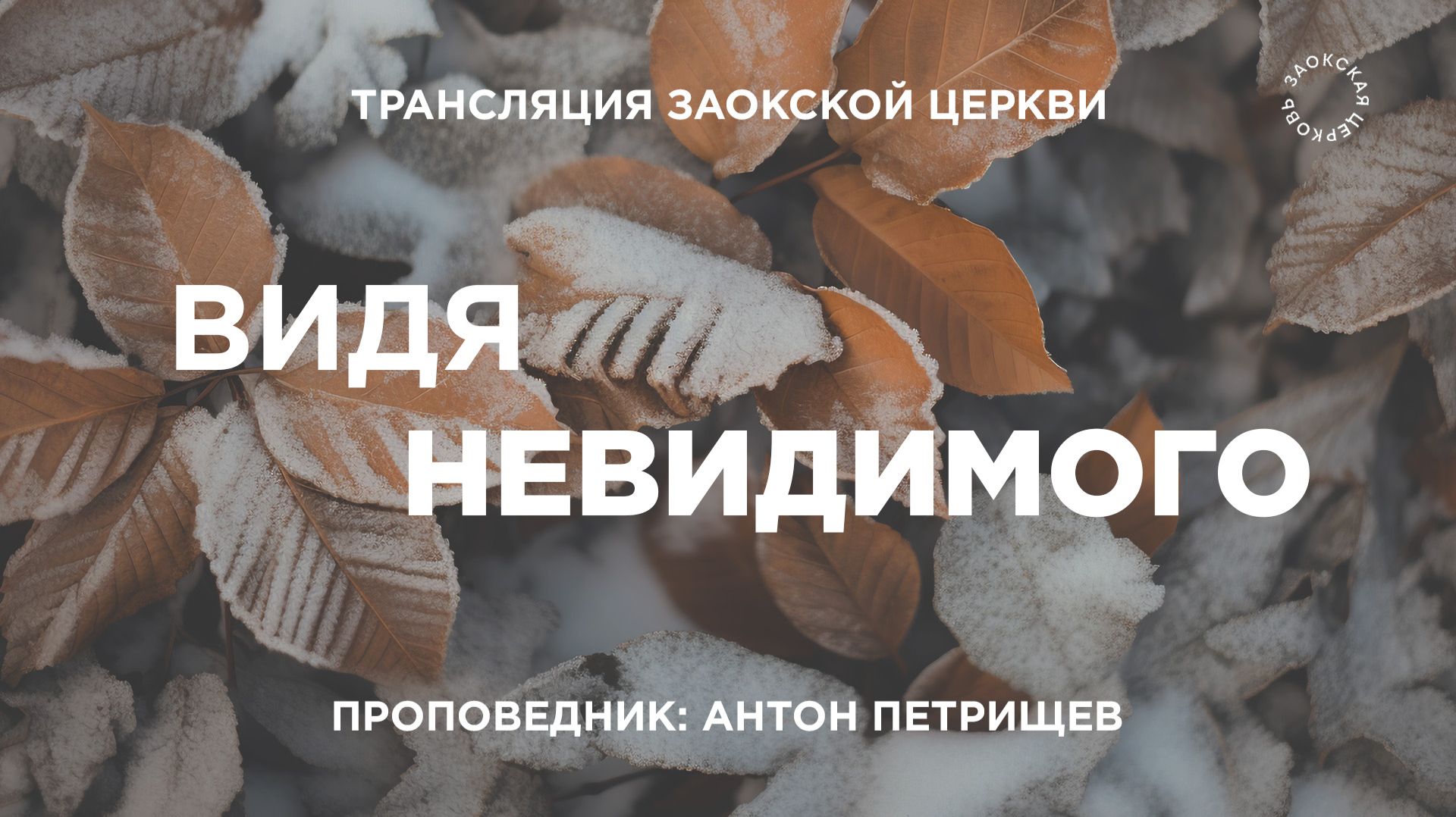 БОГОСЛУЖЕНИЕ онлайн - 29.11.25 / Трансляция Заокская церковь смотреть онлайн
