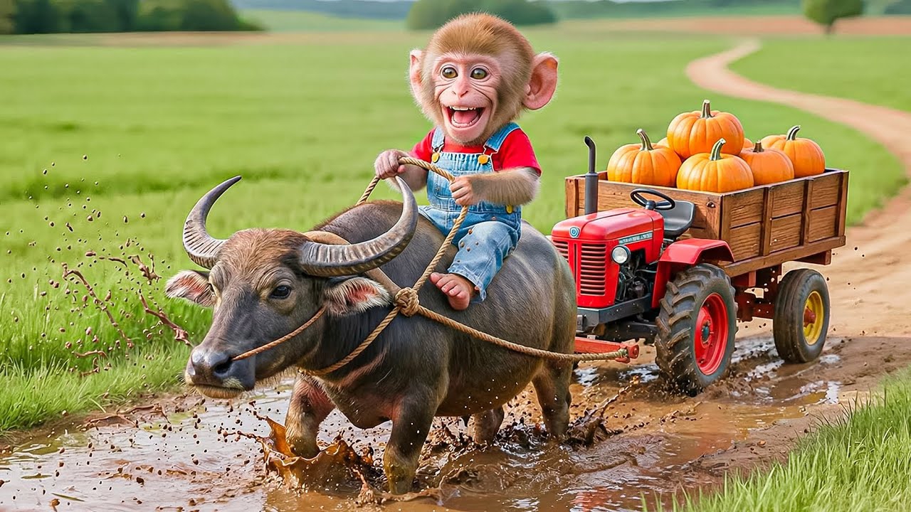 Мультики для детей, обезьянка строит новый мостик, мультфильм/мультики детям смотреть онлайн