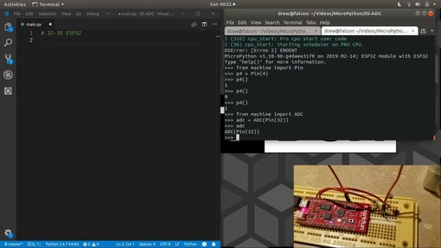 Learn MicroPython _5 - Measuring sensor voltages (ADC) смотреть онлайн