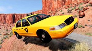 BeamNG Drive / CrashBoomPunk — Реалистичные аварии и падения автомобилей со скал