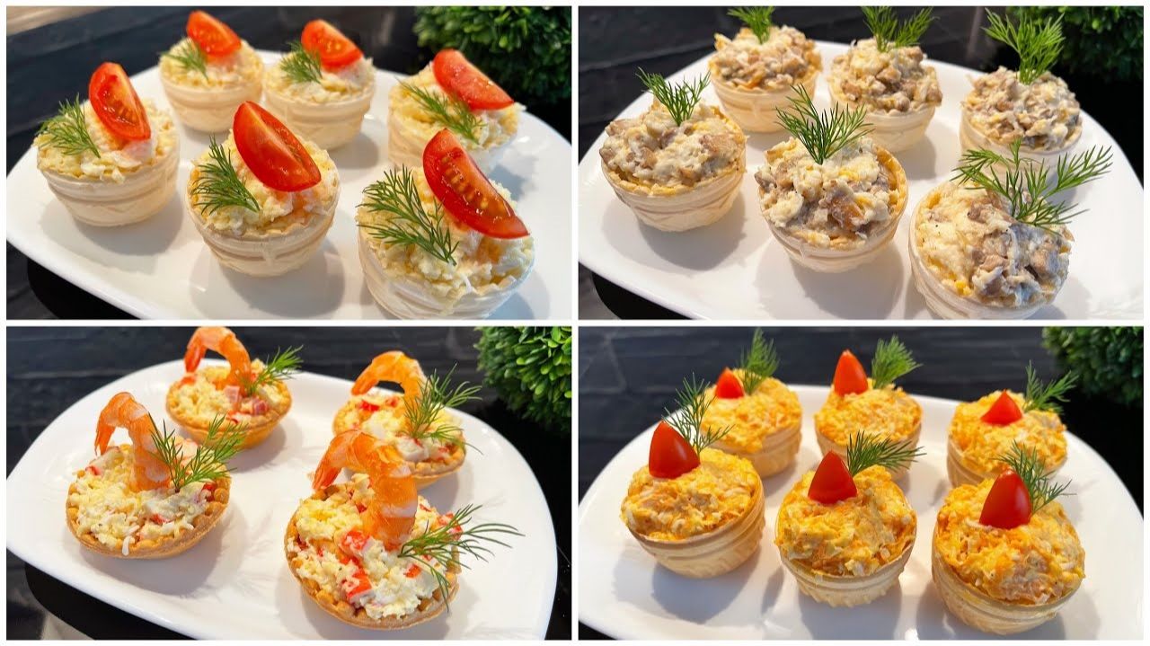 ТОП закуски за 5 минут на Новый Год 2024. Быстрые и очень вкусные закуски на праздник! смотреть онлайн