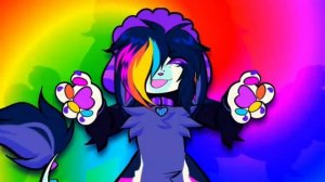 Фурри веселится под музыку