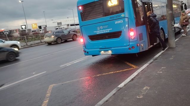 Автобус ЛиАЗ 5292 борт 191913, маршрут 638 смотреть онлайн