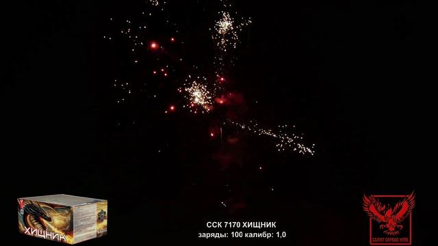 ССК 7170 Батарея салютов ХИЩНИК (1,0*100) смотреть онлайн