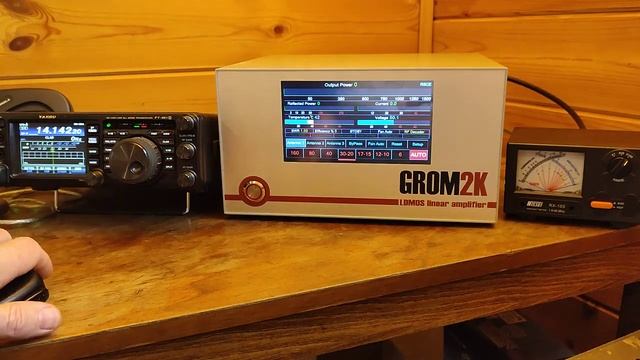TEST LDMOS HF Power Amplifier GROM2k 1kW 50V.mp4 смотреть онлайн